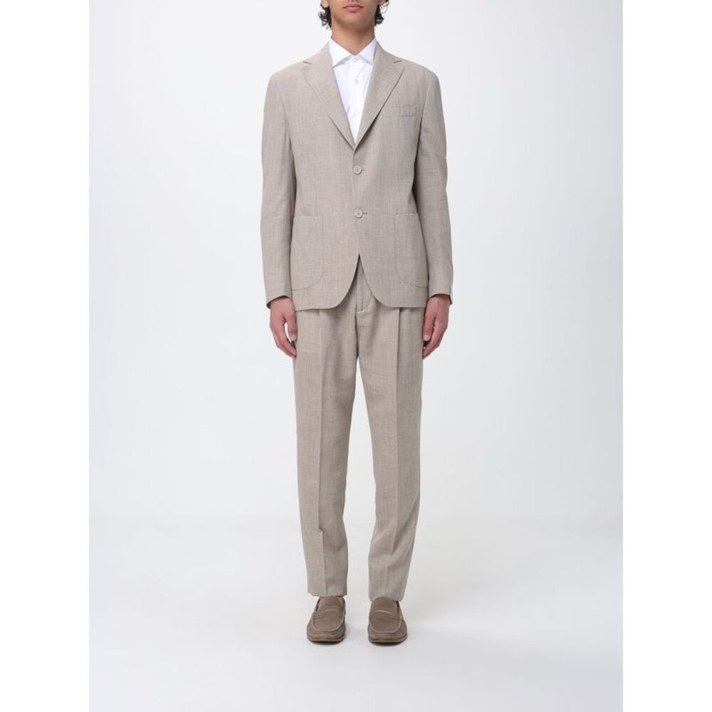 Eleventy Suit Men Beige